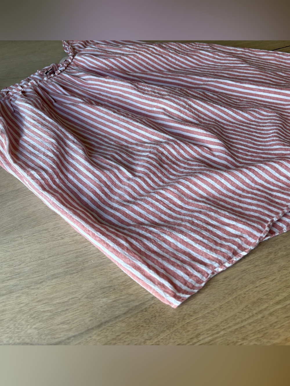 Lauren Conrad Striped Linen Top Women’s - Picture 7 of 9